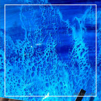 Deep Blue Detail Kelly Vincent Resin Clock Thumbnail